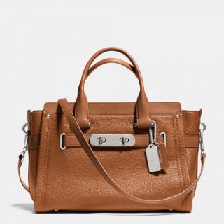 Fashion Women Real Coach Swagger Carryall In Pebble Leather Fashion Women Real Coach Swagger Carryall In Pebble Leather
