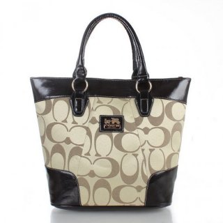 Coach Logo In Monogram Medium Apricot Totes FDT Coach Logo In Monogram Medium Apricot Totes FDT