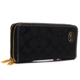 Coach Logo Large Black Wallets AYB Coach Logo Large Black Wallets AYB