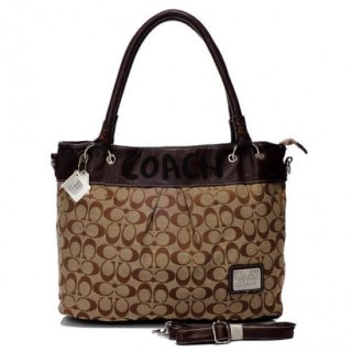 Coach Logo Monogram Large Coffee Totes BME Coach Logo Monogram Large Coffee Totes BME
