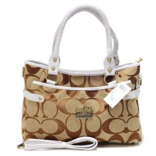 Coach Logo Monogram Small White Satchels BKT Coach Logo Monogram Small White Satchels BKT