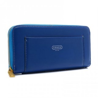 Coach Madison Accordion Saffiano Large Blue Wallets EGB Coach Madison Accordion Saffiano Large Blue Wallets EGB