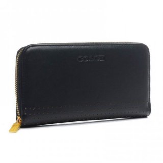 Coach Madison Perforated Large Black Wallets BWA Coach Madison Perforated Large Black Wallets BWA