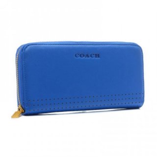 Coach Madison Perforated Large Blue Wallets BVX Coach Madison Perforated Large Blue Wallets BVX