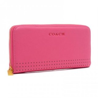 Coach Madison Perforated Large Pink Wallets BVZ Coach Madison Perforated Large Pink Wallets BVZ