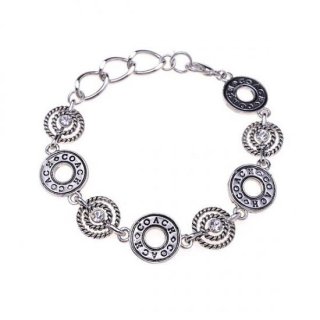 Coach Open Circles Silver Bracelets ALG Coach Open Circles Silver Bracelets ALG
