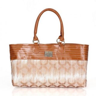 Coach Poppy Monogram Medium Tan Satchels CDL Coach Poppy Monogram Medium Tan Satchels CDL