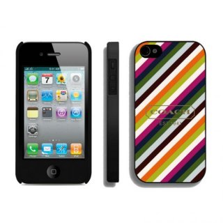 Coach Stripe Multicolor iPhone 4 4S Cases AUB Coach Stripe Multicolor iPhone 4 4S Cases AUB