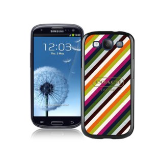 Coach Stripe Multicolor Samsung Galaxy S3 9300 BHB Coach Stripe Multicolor Samsung Galaxy S3 9300 BHB