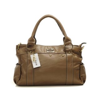 Coach Stud City Medium Brown Satchels DHS Coach Stud City Medium Brown Satchels DHS