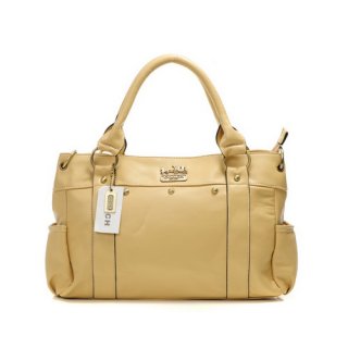 Coach Stud City Medium Ivory Satchels DHU Coach Stud City Medium Ivory Satchels DHU