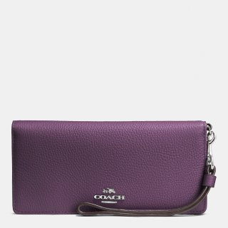 New Realer Coach Slim Wallet In Colorblock Leather New Realer Coach Slim Wallet In Colorblock Leather