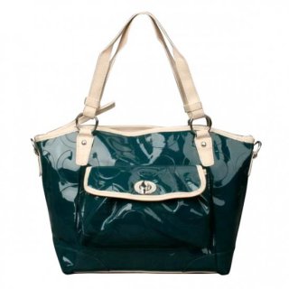 Coach Bleecker Riley Carryall Small Green Satchels ECH Coach Bleecker Riley Carryall Small Green Satchels ECH