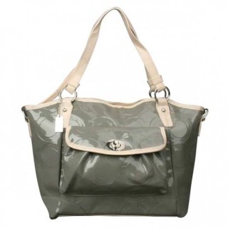 Coach Bleecker Riley Carryall Small Grey Satchels ECK Coach Bleecker Riley Carryall Small Grey Satchels ECK