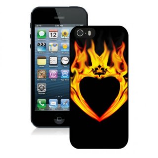 Valentine Fire Heart iPhone 5 5S Cases CAQ Valentine Fire Heart iPhone 5 5S Cases CAQ