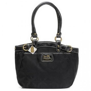 Coach Borough Monogram Medium Black Totes EHO Coach Borough Monogram Medium Black Totes EHO