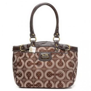 Coach Borough Monogram Medium Coffee Totes EHN Coach Borough Monogram Medium Coffee Totes EHN
