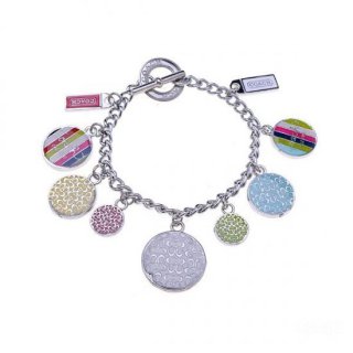 Coach Circle Silver Bracelets CWF Coach Circle Silver Bracelets CWF