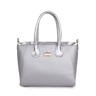 Coach City Signature Medium Silver Satchels BSN Coach City Signature Medium Silver Satchels BSN