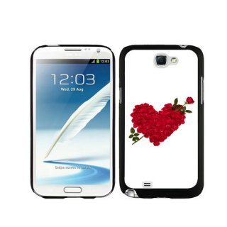 Valentine Rose Love Samsung Galaxy Note 2 Cases DMP Valentine Rose Love Samsung Galaxy Note 2 Cases DMP
