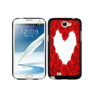 Valentine Roses Samsung Galaxy Note 2 Cases DTU Valentine Roses Samsung Galaxy Note 2 Cases DTU