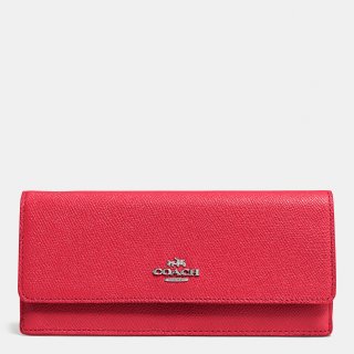 Worldwide Hot Sale Coach Soft Wallet In Embossed Textured Leather Worldwide Hot Sale Coach Soft Wallet In Embossed Textured Leather