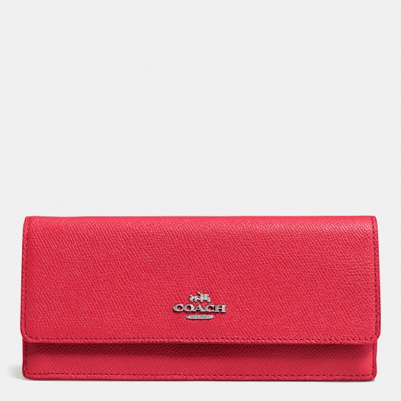 Worldwide Hot Sale Coach Soft Wallet In Embossed Textured Leather Worldwide Hot Sale Coach Soft Wallet In Embossed Textured Leather