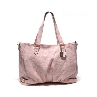Coach Embossed In Monogram Large Pink Satchels DGG Coach Embossed In Monogram Large Pink Satchels DGG