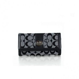 Coach Envelope in Signature Small Grey Wallets FFD Coach Envelope in Signature Small Grey Wallets FFD