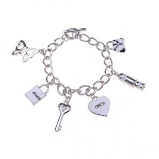 Coach Fashion Charm White Bracelets CVZ Coach Fashion Charm White Bracelets CVZ