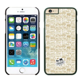 Coach Fashion Logo Khaki iPhone 6 Cases EYL Coach Fashion Logo Khaki iPhone 6 Cases EYL