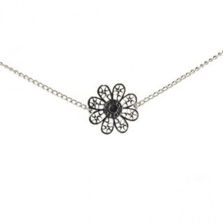 Coach Flower Silver Necklaces CYC Coach Flower Silver Necklaces CYC