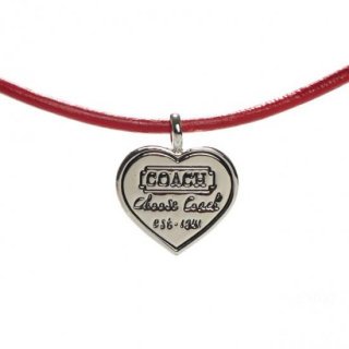 Coach Heart Logo Red Necklaces CXP Coach Heart Logo Red Necklaces CXP
