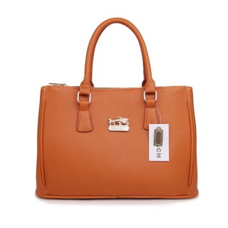 Coach In Saffiano Medium Camel Satchels AWB Coach In Saffiano Medium Camel Satchels AWB