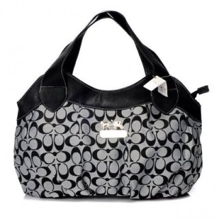 Coach In Signature Medium Grey Hobo BBZ Coach In Signature Medium Grey Hobo BBZ