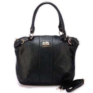 Coach Kelsey Smooth Medium Black Satchels BDS Coach Kelsey Smooth Medium Black Satchels BDS