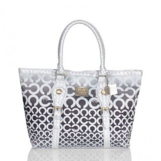 Coach Knitted Logo Signature Medium Grey Satchels ERK Coach Knitted Logo Signature Medium Grey Satchels ERK