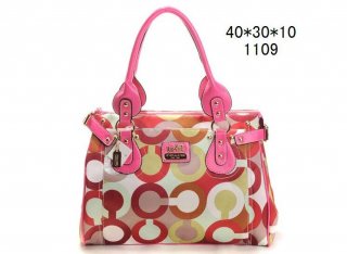 Coach Knitted Monogram Medium Pink Satchels ESB Coach Knitted Monogram Medium Pink Satchels ESB