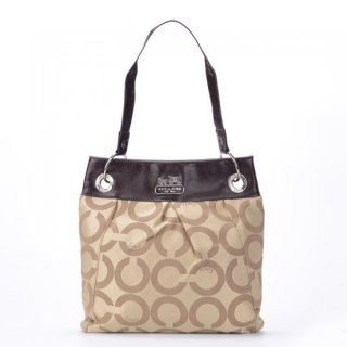 Coach Legacy Classic Signature Medium Khaki Totes EXC Coach Legacy Classic Signature Medium Khaki Totes EXC