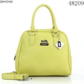 Coach Legacy Haley Medium Lemon Yellow Satchels ADH Coach Legacy Haley Medium Lemon Yellow Satchels ADH