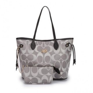 Coach Legacy In Monogram Medium Grey Totes DCG Coach Legacy In Monogram Medium Grey Totes DCG