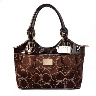 Coach Legacy Signature Medium Coffee Satchels BQE Coach Legacy Signature Medium Coffee Satchels BQE