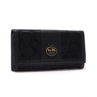 Coach Legacy Slim Envelope in Signature Large Black Wallets BLN Coach Legacy Slim Envelope in Signature Large Black Wallets BLN