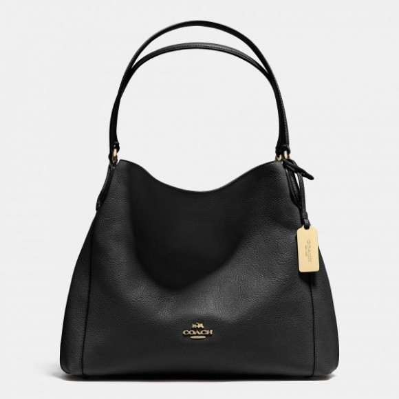 Coach Edie Shoulder Bag 31 In Refined Pebble Leather On Sale Coach Edie Shoulder Bag 31 In Refined Pebble Leather On Sale